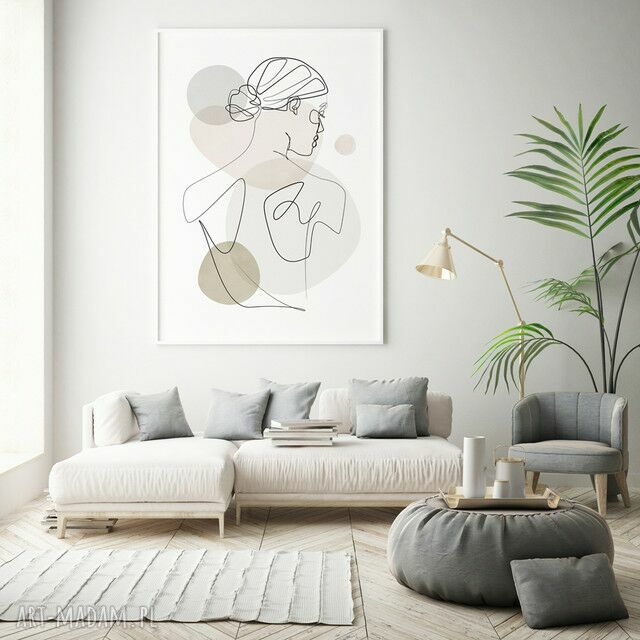 Plakat obraz Natalie 50x70 cm B2 - nowoczesna grafika do Twojego wnętrza