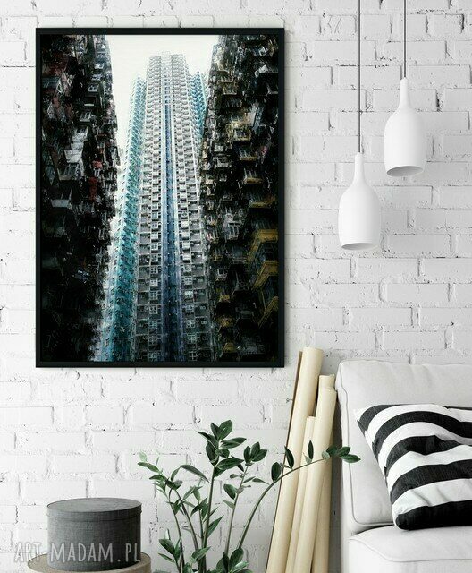 Plakat obraz Blocks 2 50x70 cm B2 - nowoczesna grafika do wnętrz