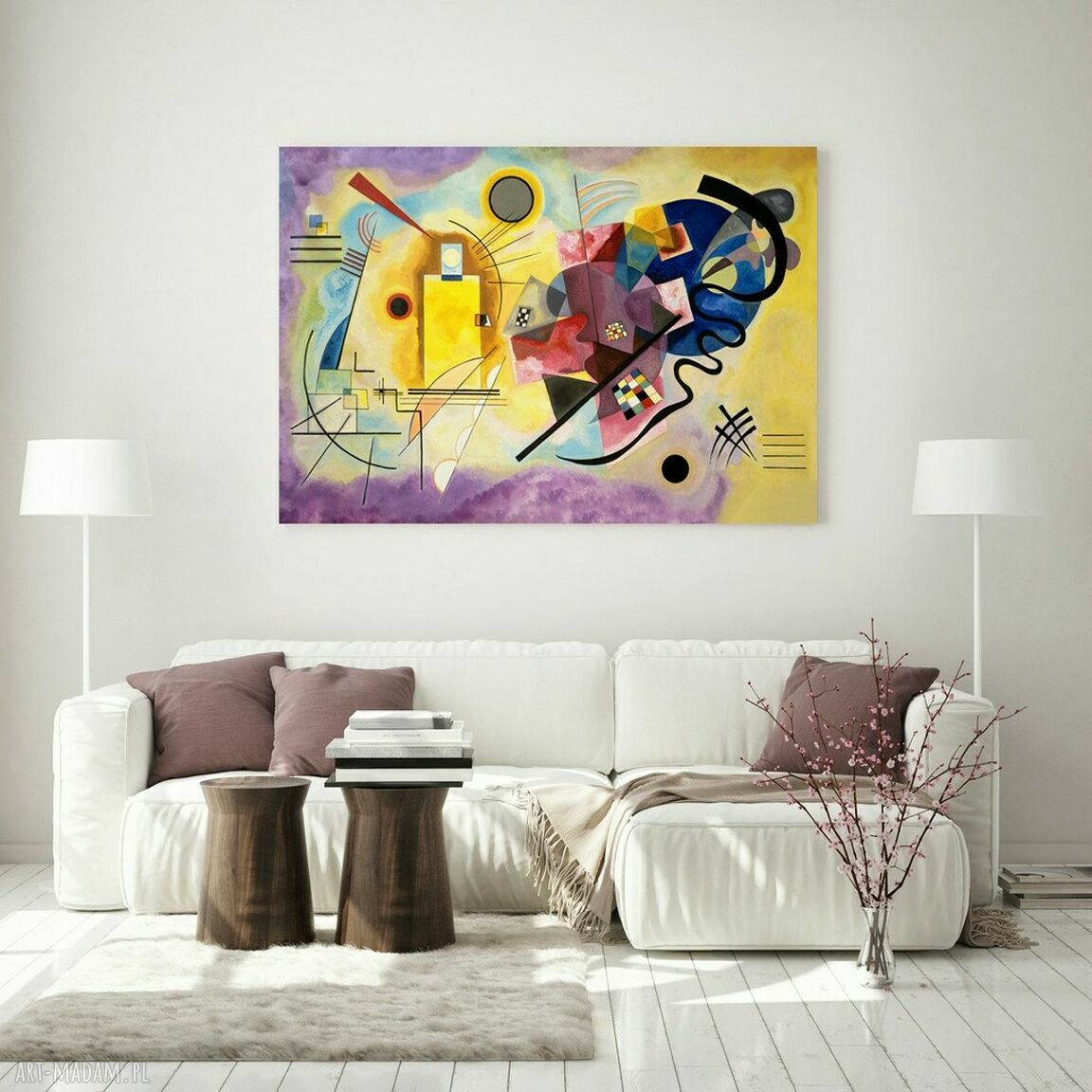 Plakat Kandinsky Reprodukcja A2 42x59.4 cm - nowoczesna abstrakcja