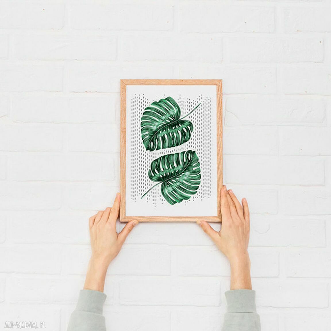 Plakat z motywem Monstery „Zawrót głowy” 50x70 cm B2