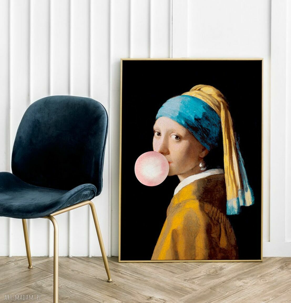 Plakat obraz portret z gumą Hogstudio 50x70 cm B2