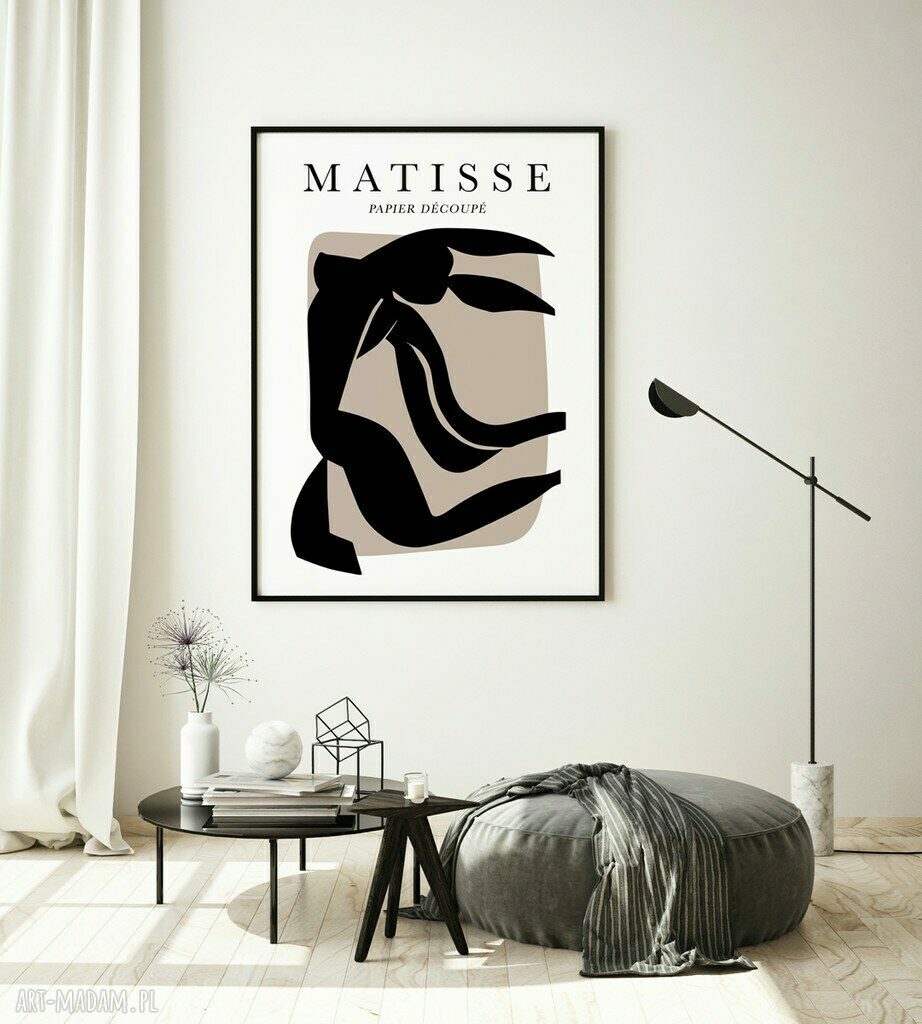 Plakat obraz „Women in Black” inspirowany Matisse 70x100 cm do salonu