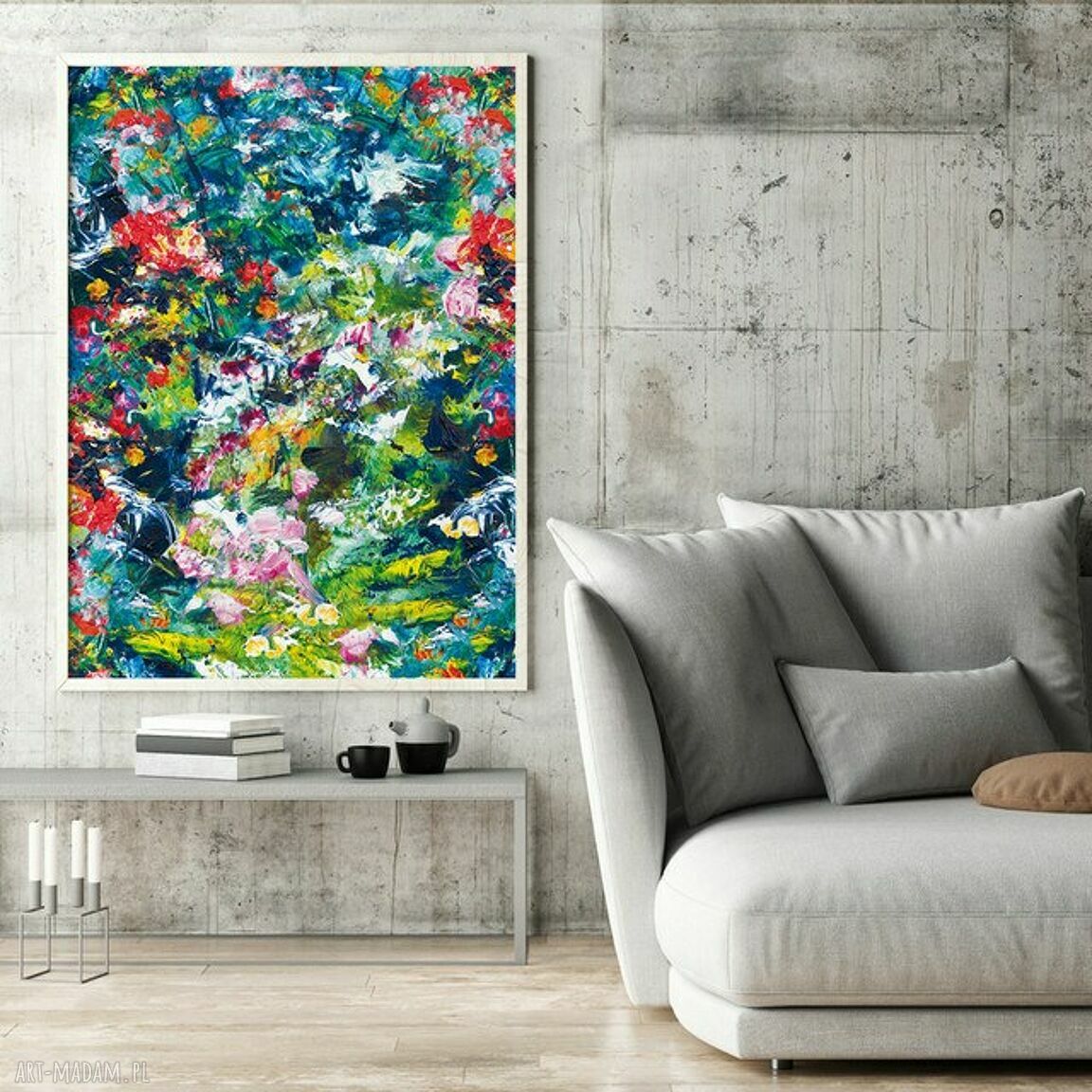 Kolorowy plakat obraz abstrakcja #2 50x70 cm B2