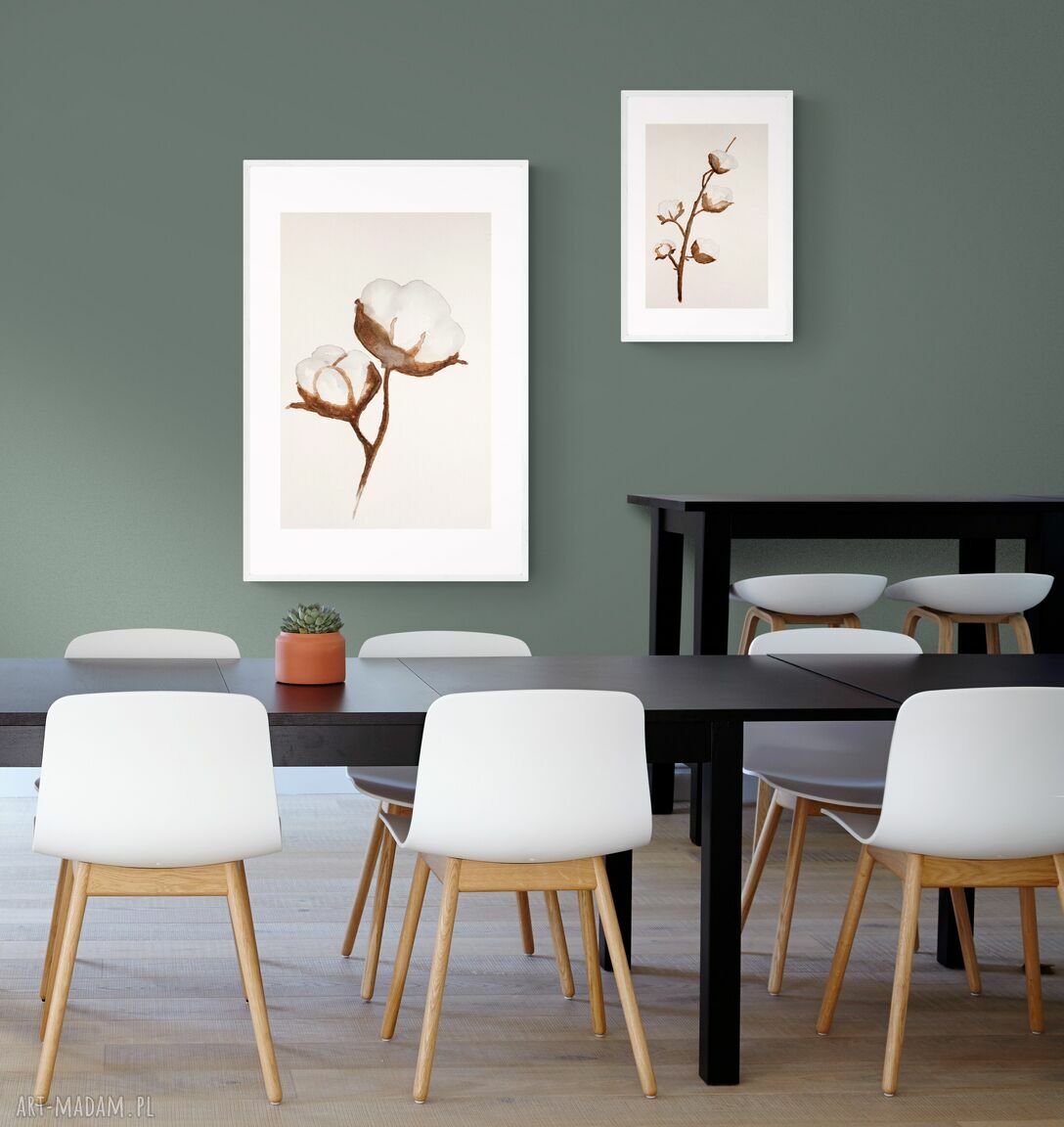 Plakat 40 x 60 Bawełna i - naturalna dekoracja do Twojego wnętrza