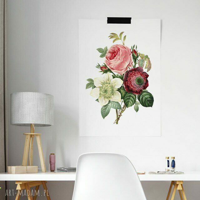 Plakat Kwiaty Flowers 50x70 cm B2 od Hogstudio