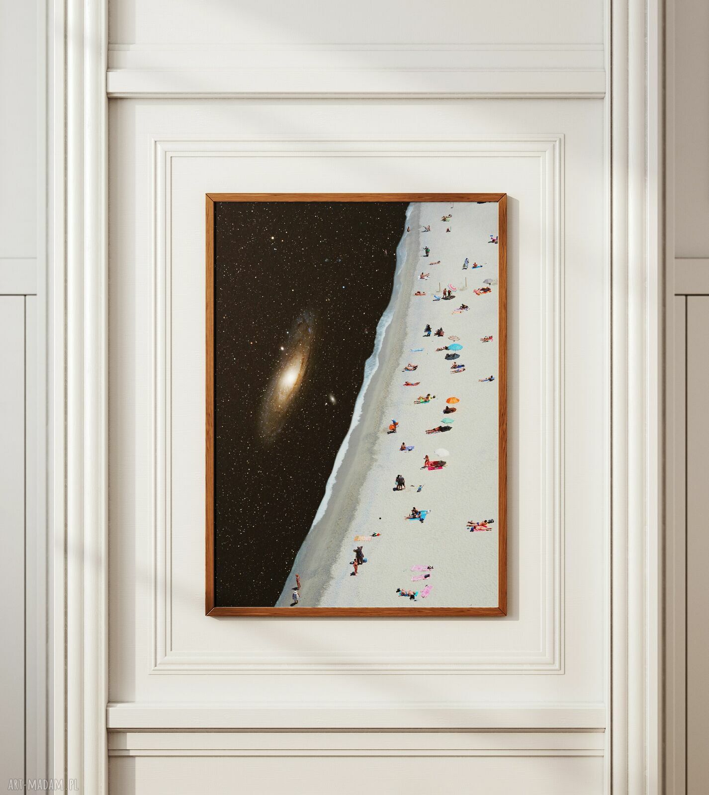 Plakat Otchłań A3 - kolaż fine art do salonu, sypialni i biura