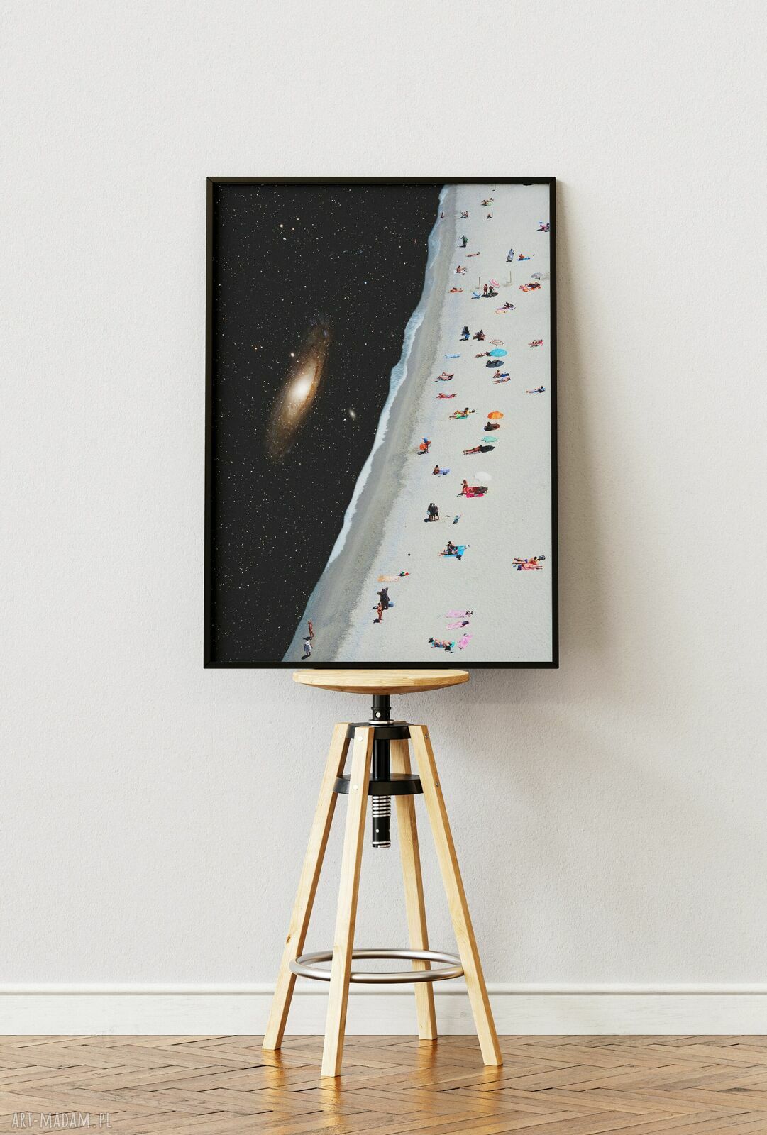 Plakat Otchłań A3 - kolaż fine art do salonu, sypialni i biura