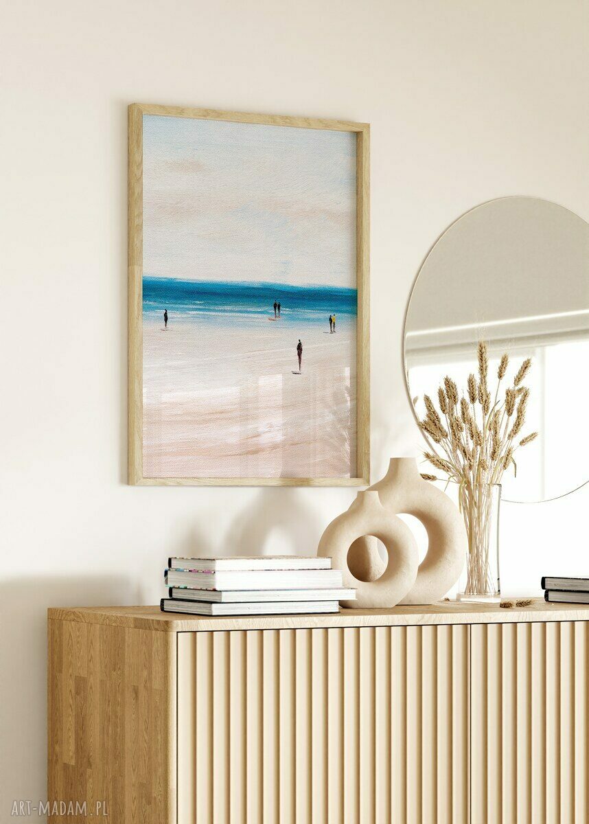 Plakat Plaża Kadr - format 50x70 cm