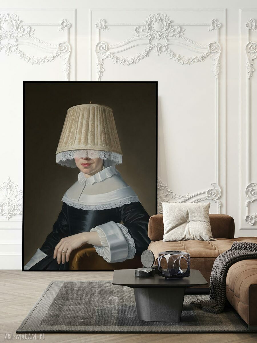 Plakat Pod kloszem Lady Shade - format 50x70 cm
