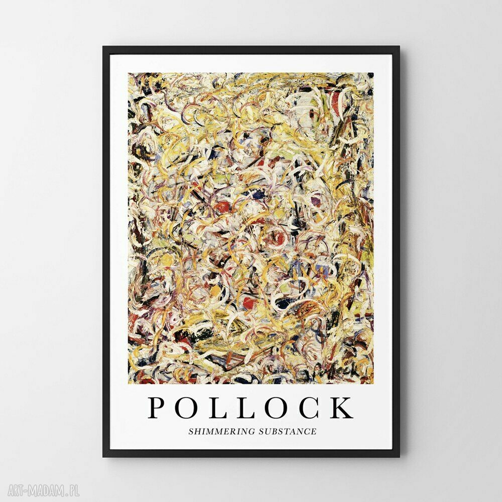Plakat Pollock Shimmering Substance 40x50 cm - sztuka reprodukcja
