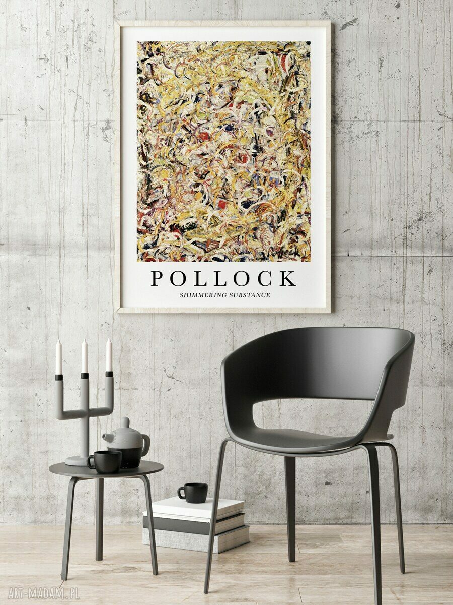 Plakat Pollock Shimmering Substance 40x50 cm - sztuka reprodukcja