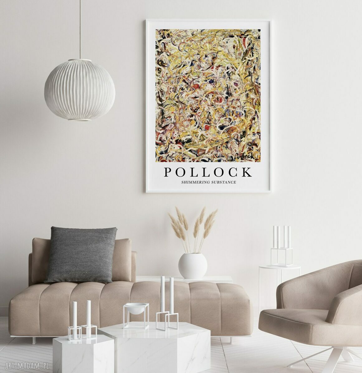 Plakat Pollock Shimmering Substance 30x40 cm - sztuka reprodukcja