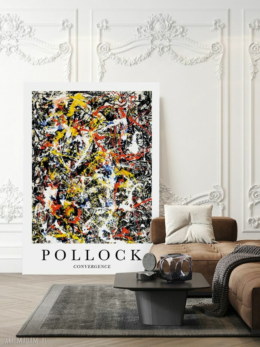 Plakat Pollock Convergence 30x40 cm - sztuka abstrakcyjna bez ramy