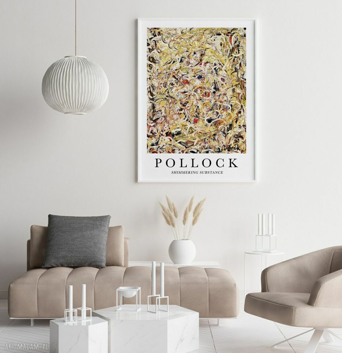 Plakat Pollock Shimmering Substance - format A4 - reprodukcja