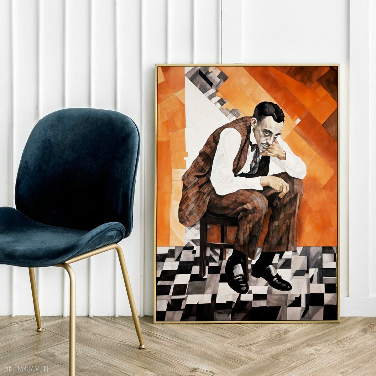 Plakat Portret Mężczyzny 61x91 cm na prezent