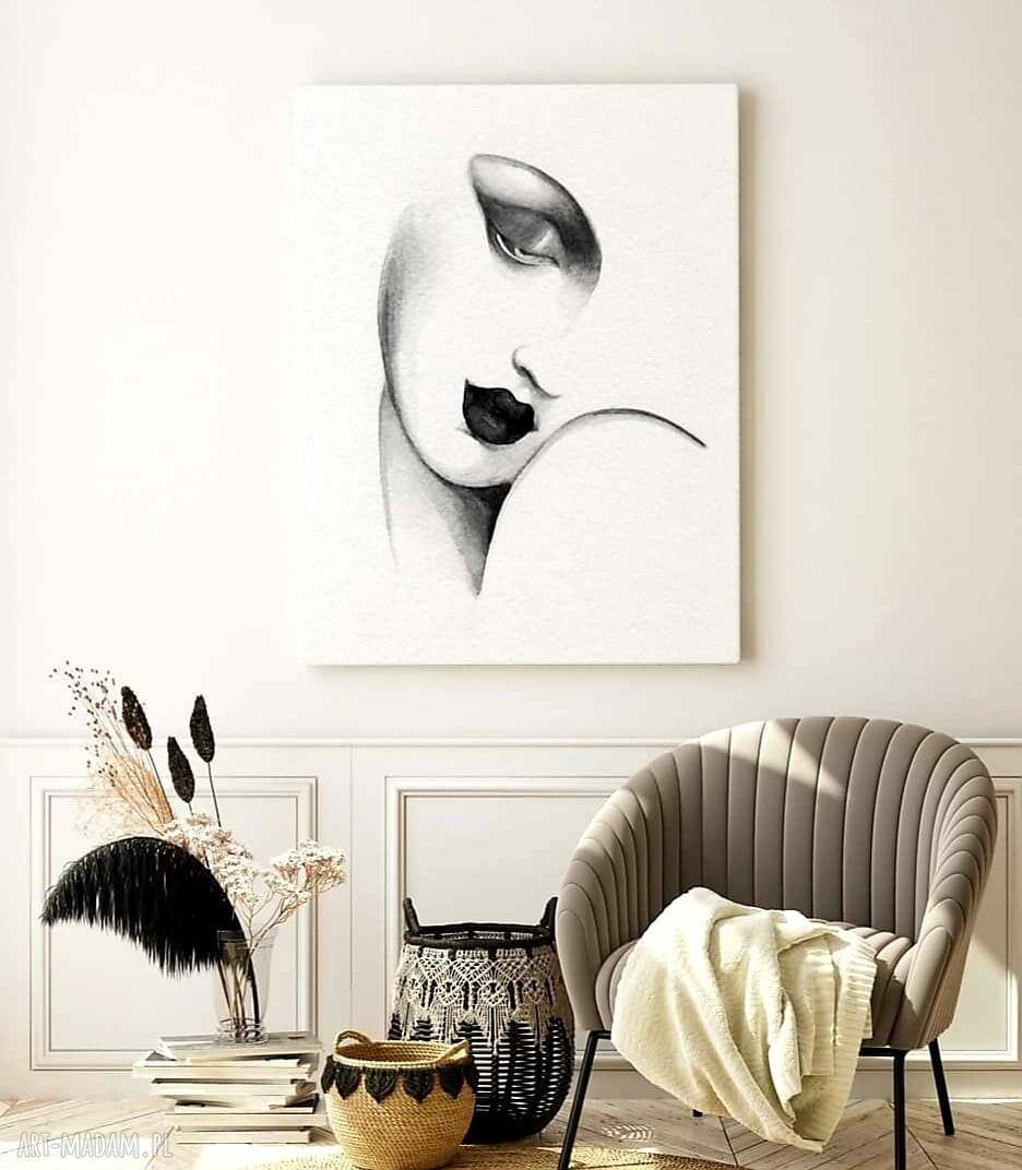 Plakat Portret Women Kobieta Tamara - format 70x100 cm B1