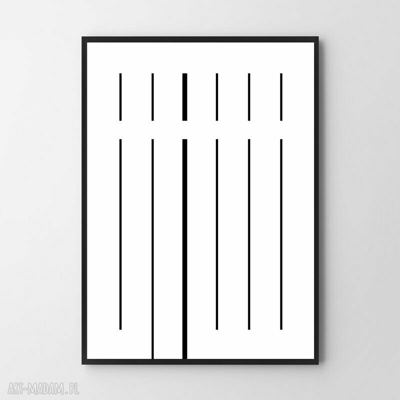 Plakat Prison 40x50 cm - geometryczna grafika do domu