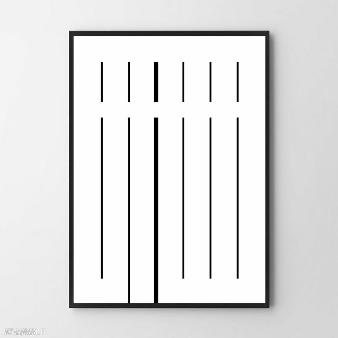 Plakat Prison 30x40 cm - nowoczesna grafika geometryczna
