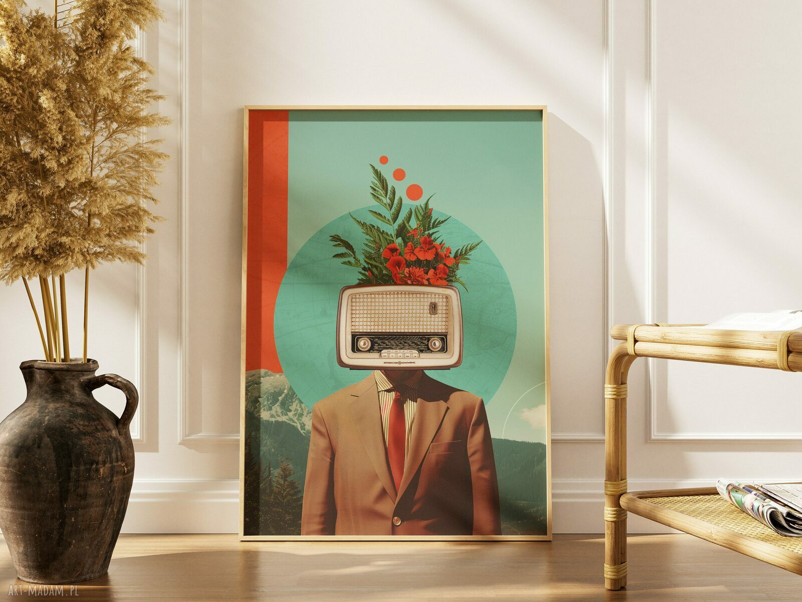 Plakat Radiohead (50x70 cm) - dla audiofila z audiowizją muzyki