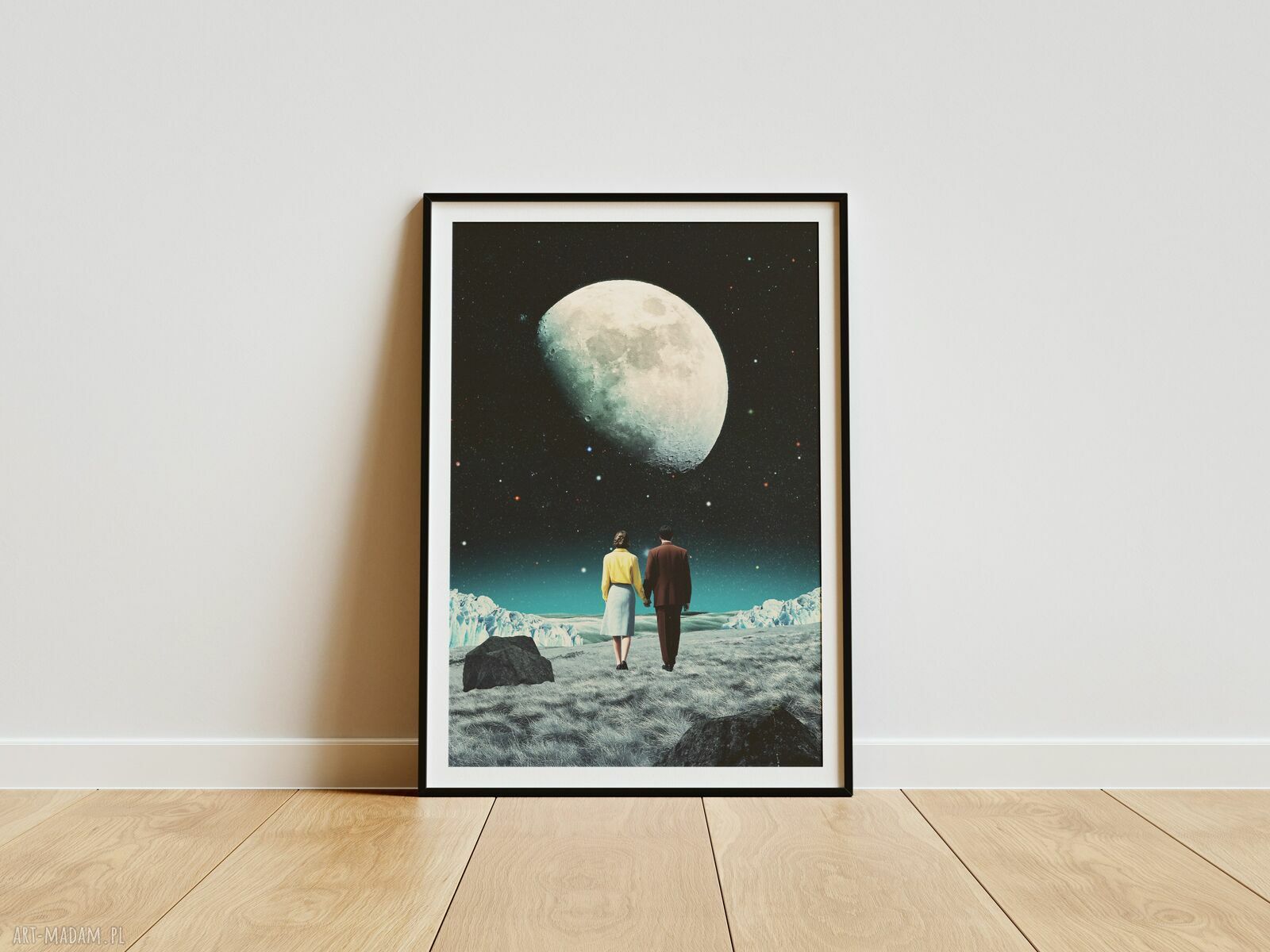 Plakat „Razem” A2 42x59,4 cm - prezent dla pary