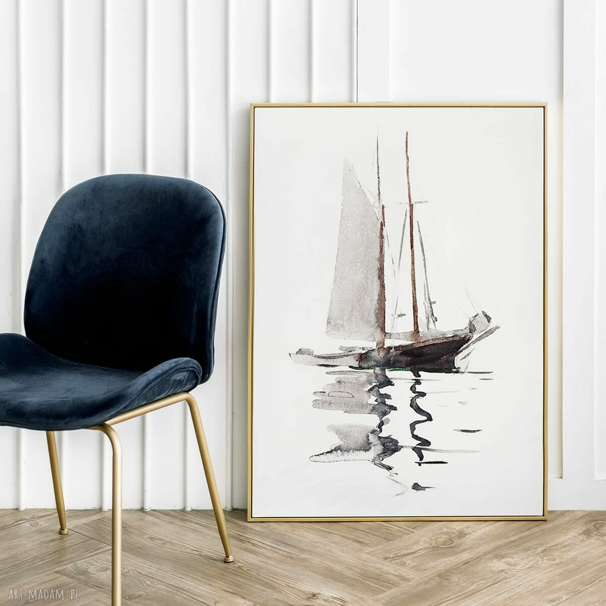 Plakat Samotny rejs 40x50 cm do salonu