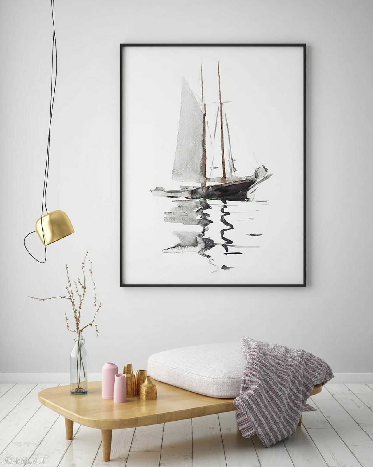 Plakat „Samotny rejs” 70x100 cm