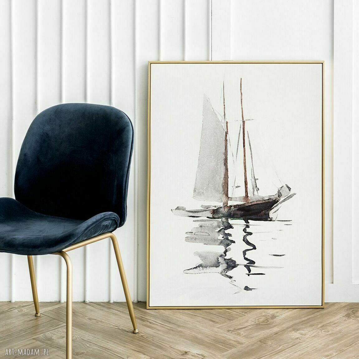 Plakat Samotny rejs - format A4 21x29,7 cm