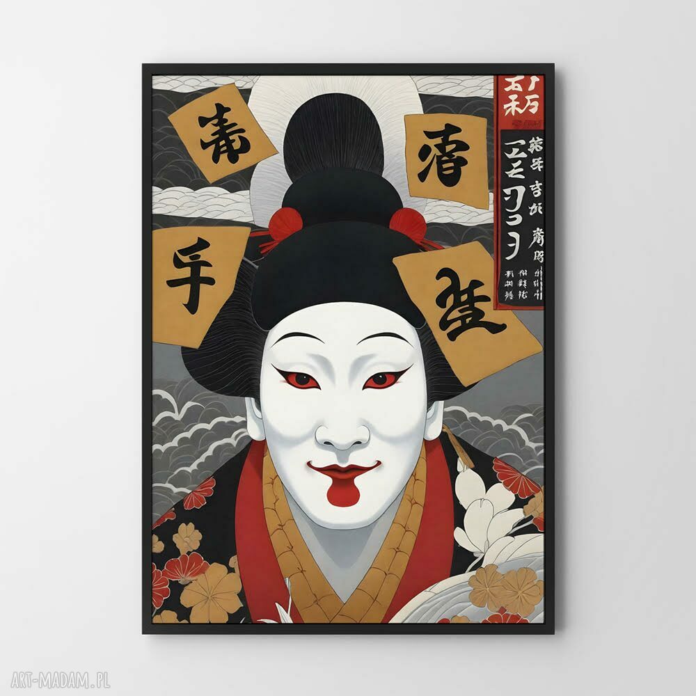Plakat Samuraj Azja 50x70 cm