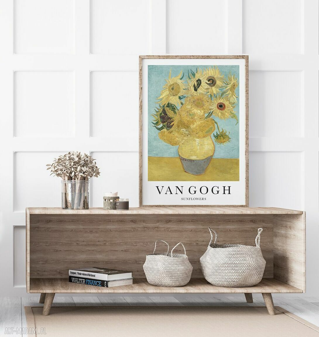 Plakat Słoneczniki Van Gogh 50x70 cm