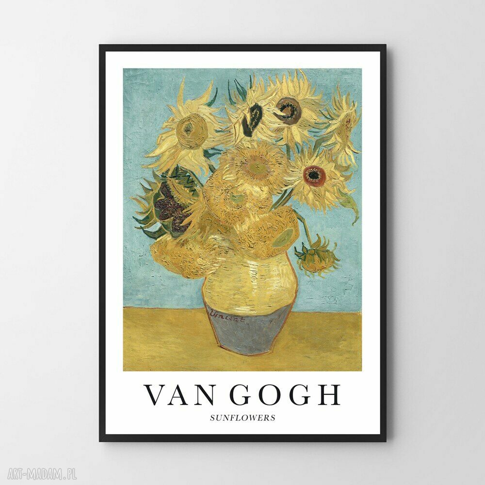 Plakat Słoneczniki - Sunflowers Van Gogh, format 40x50 cm