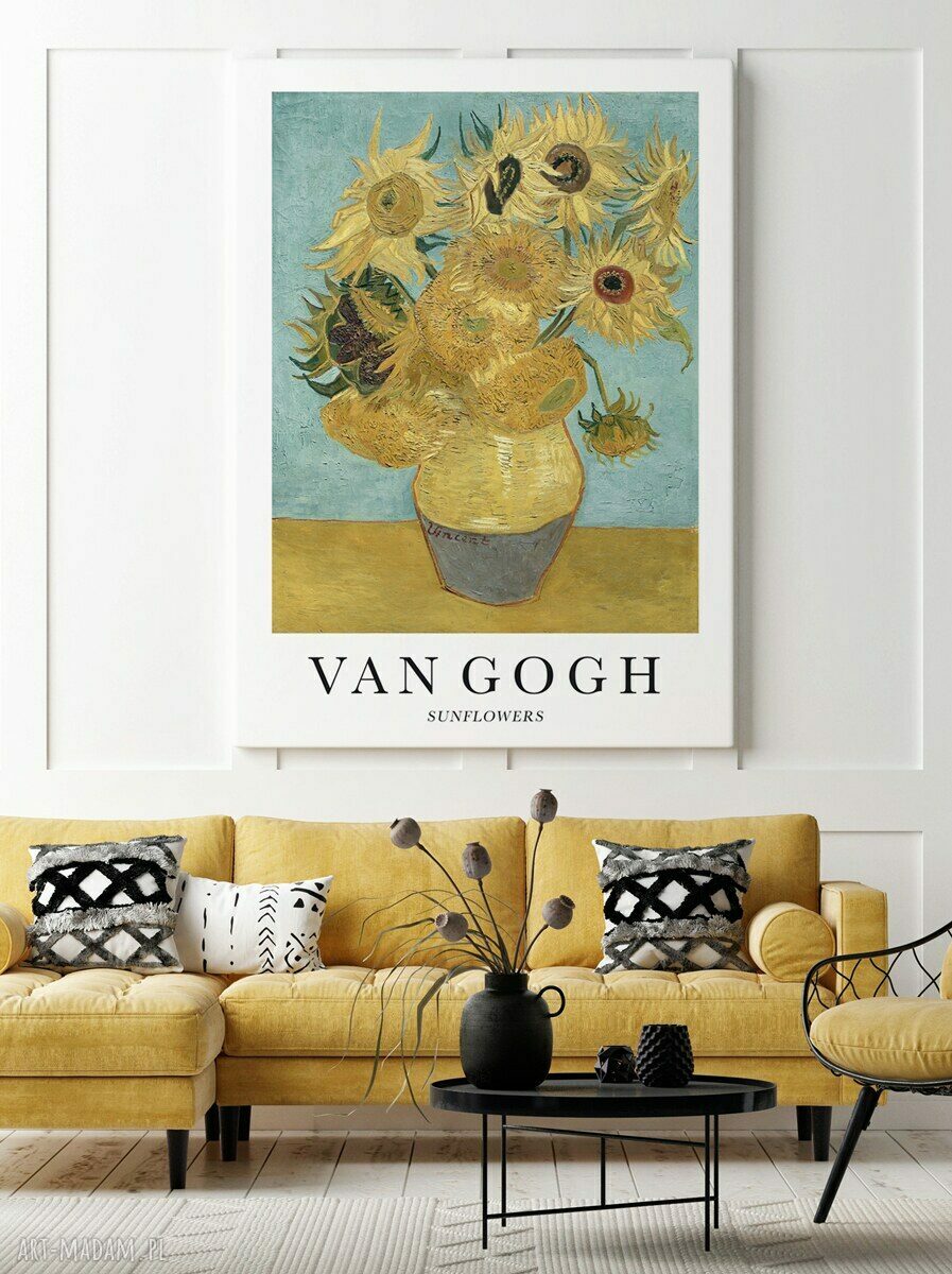 Plakat Słoneczniki Van Gogh 50x70 cm