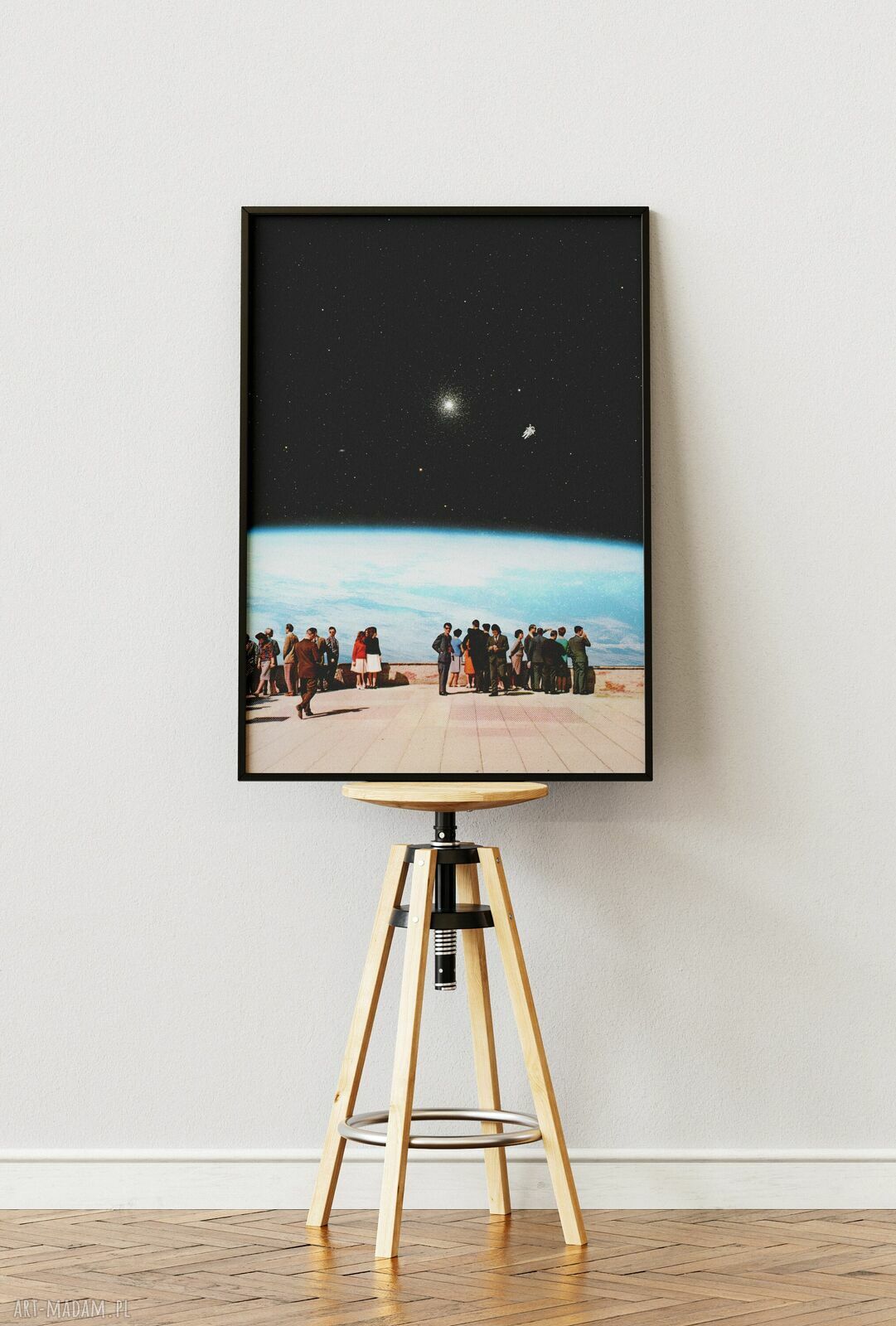 Plakat Space Taxi - kolaż Fine Art A3