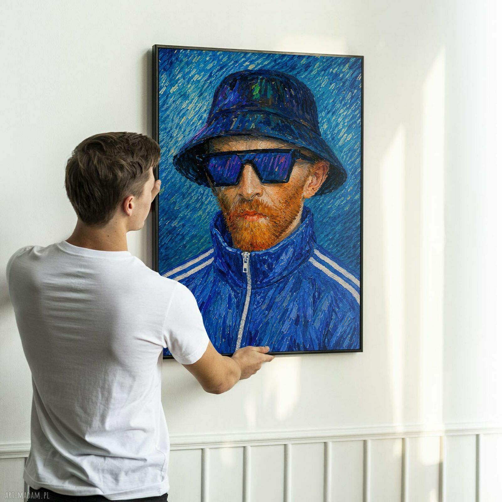 Plakat Vincent van Gogh w sportowym stylu 50x70 cm
