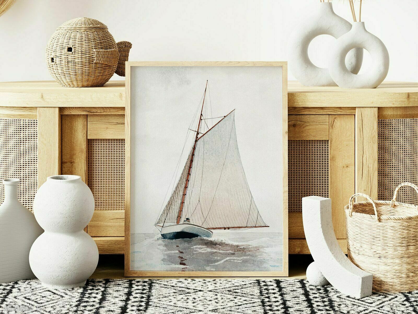 Plakat Statek Rejs morski - format 50x70 cm