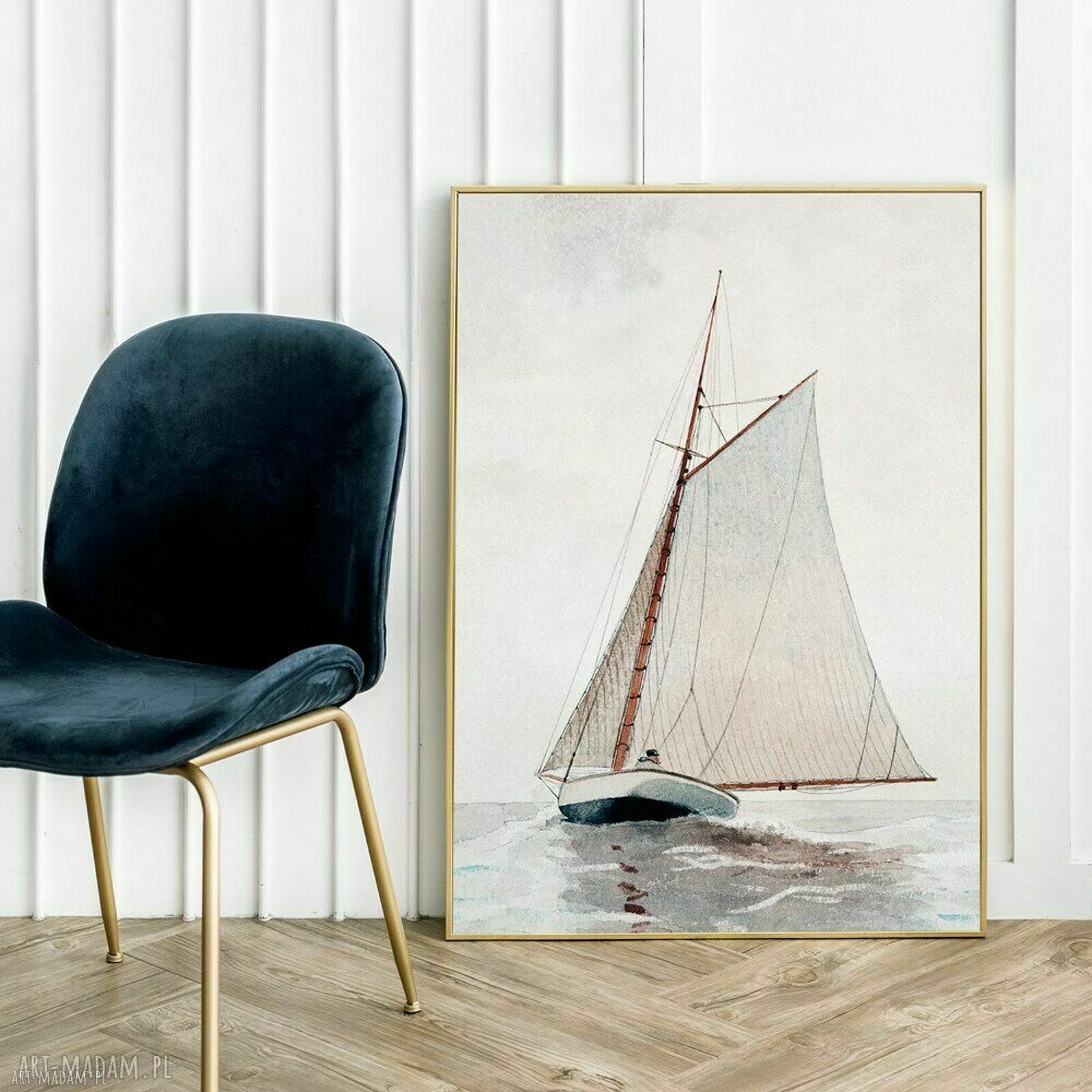 Plakat Statek Rejs morski - format 50x70 cm