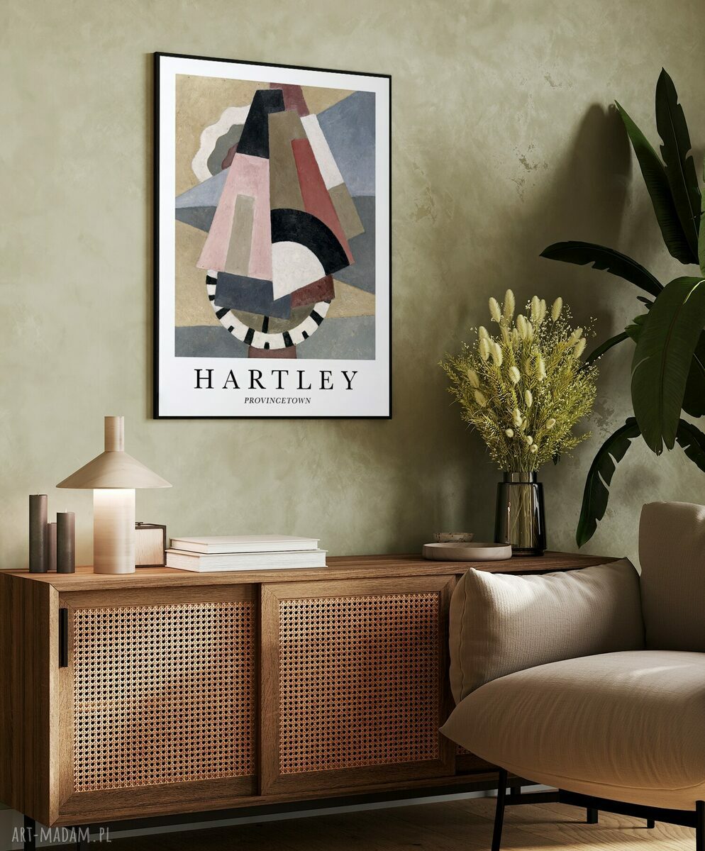 Plakat sztuka Hartley Provincetown 50x70 cm - Hogstudio