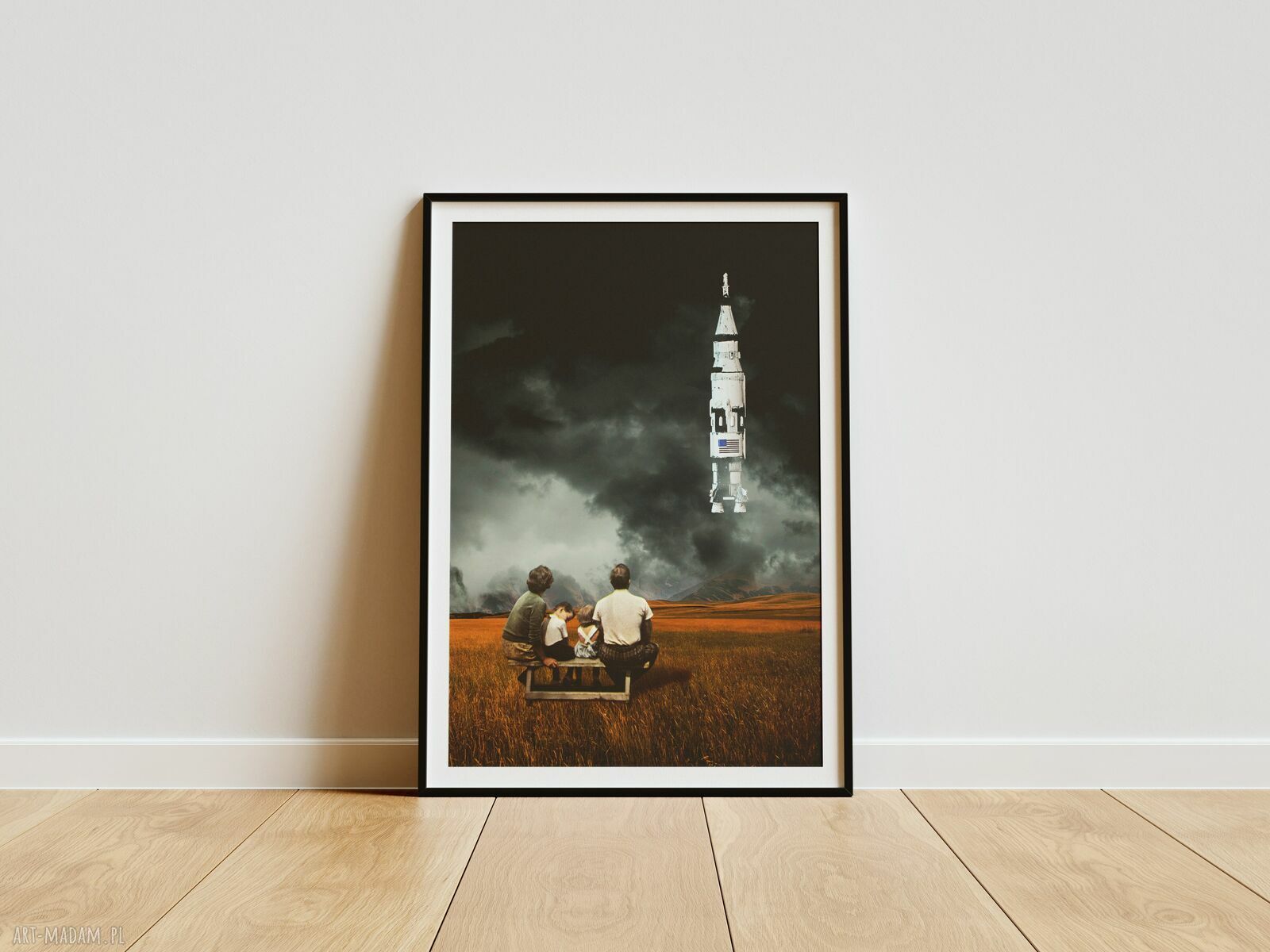 Plakat Tak wygląda przyszłość - Kolaż Fine Art - A3