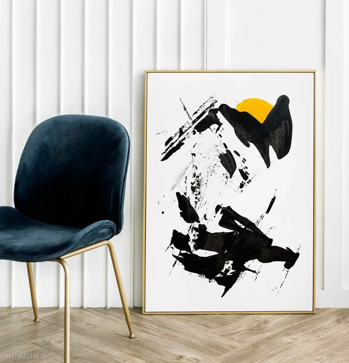 Plakat Touch of Sun 50x70 cm - abstrakcja do salonu