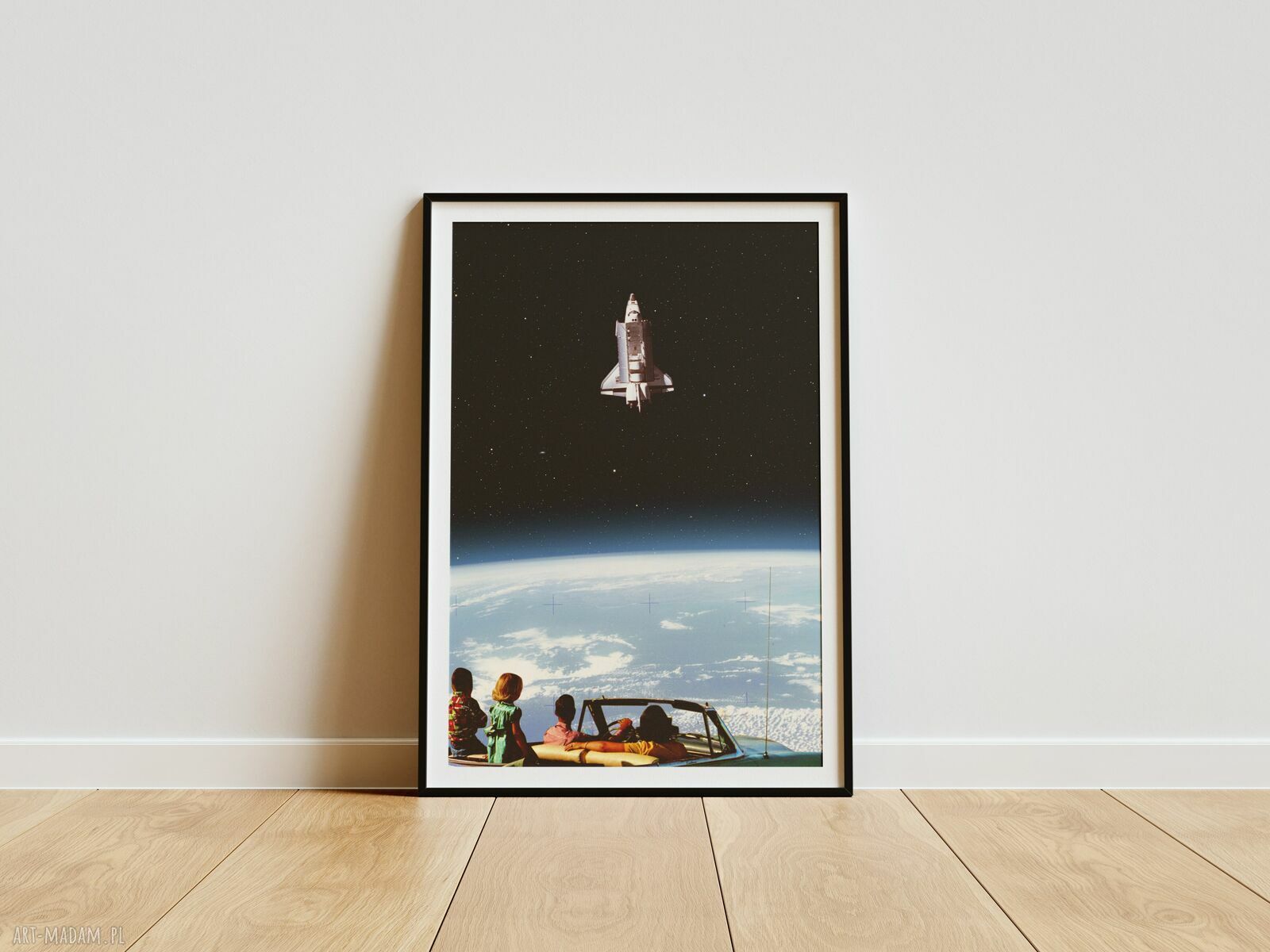 Plakat Trip - Kolaż Fine Art 50x70 cm - kosmiczny kolaż do Twojego wnętrza
