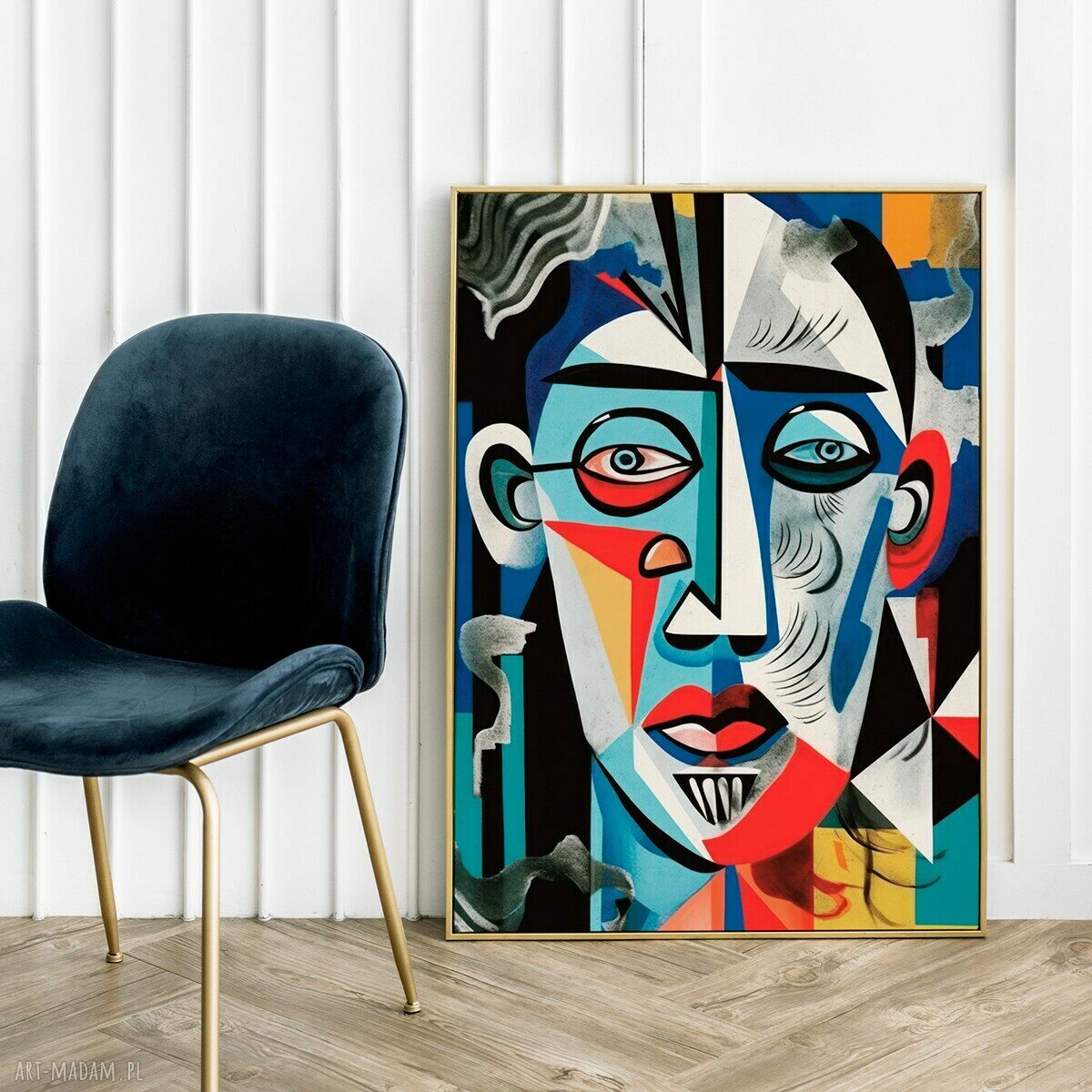 Plakat Twarz - portret impresjonizm w formacie 40x50 cm