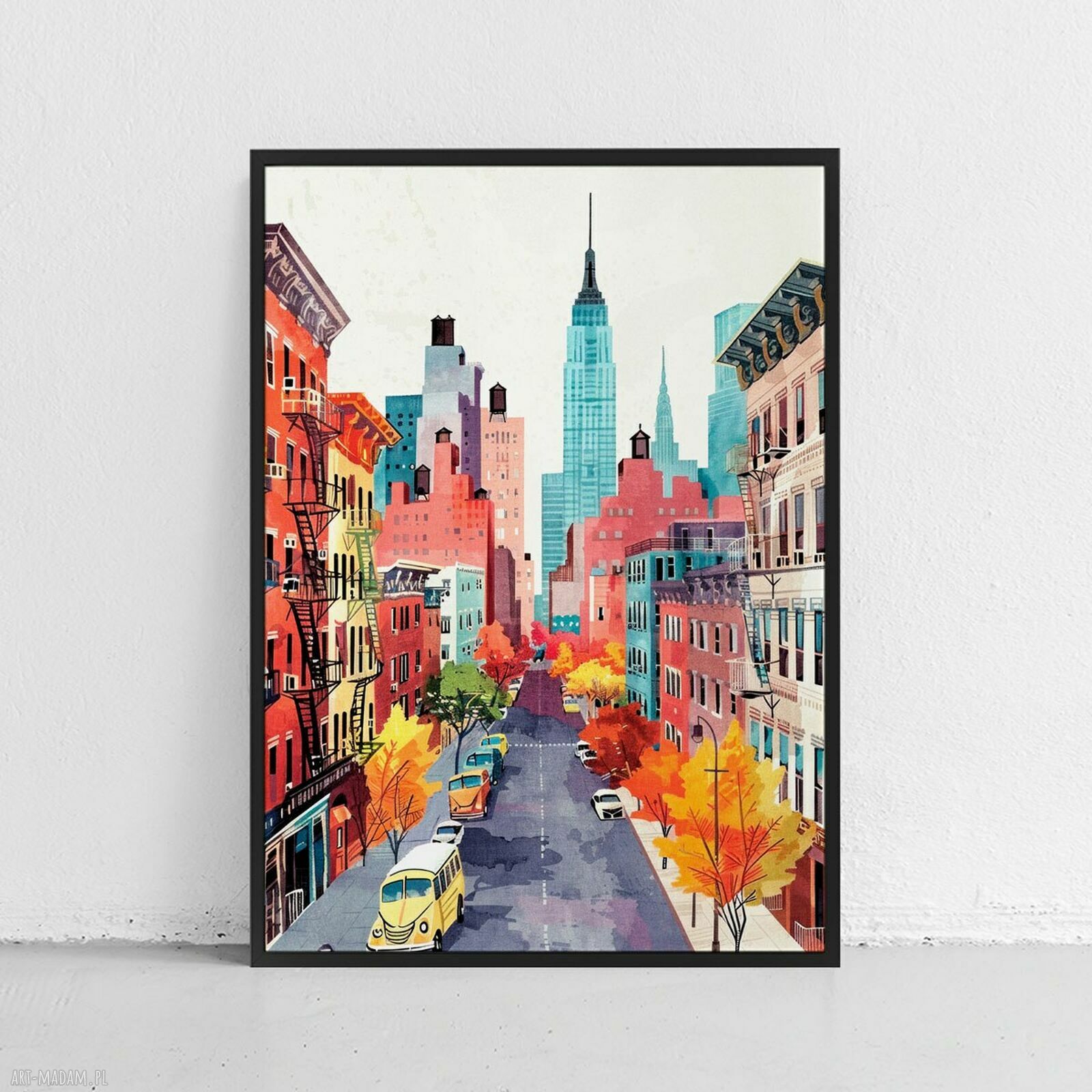 Plakat Ulice Nowego Jorku 61x91 cm