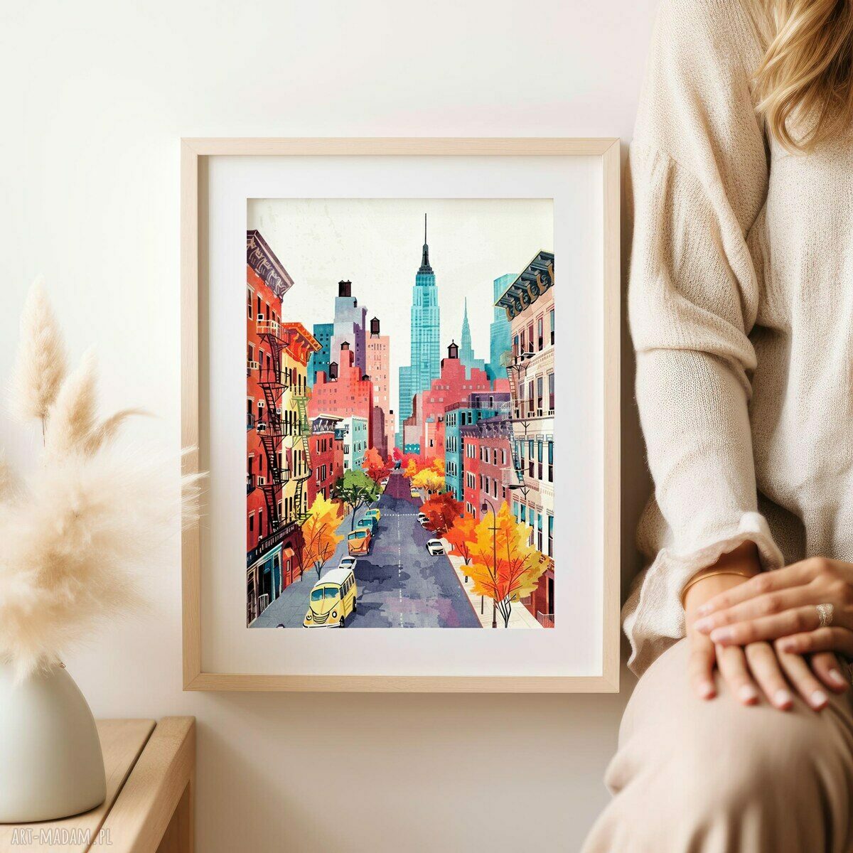 Plakat Ulice Nowego Jorku - format 30x40 cm