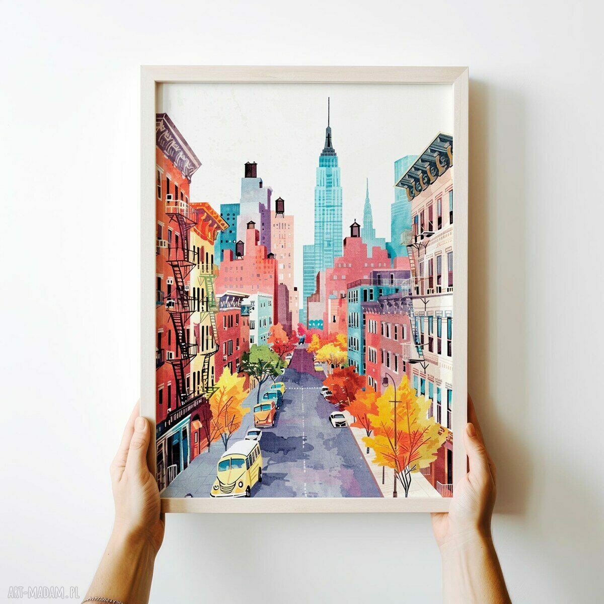 Plakat Ulice Nowego Jorku - format 30x40 cm