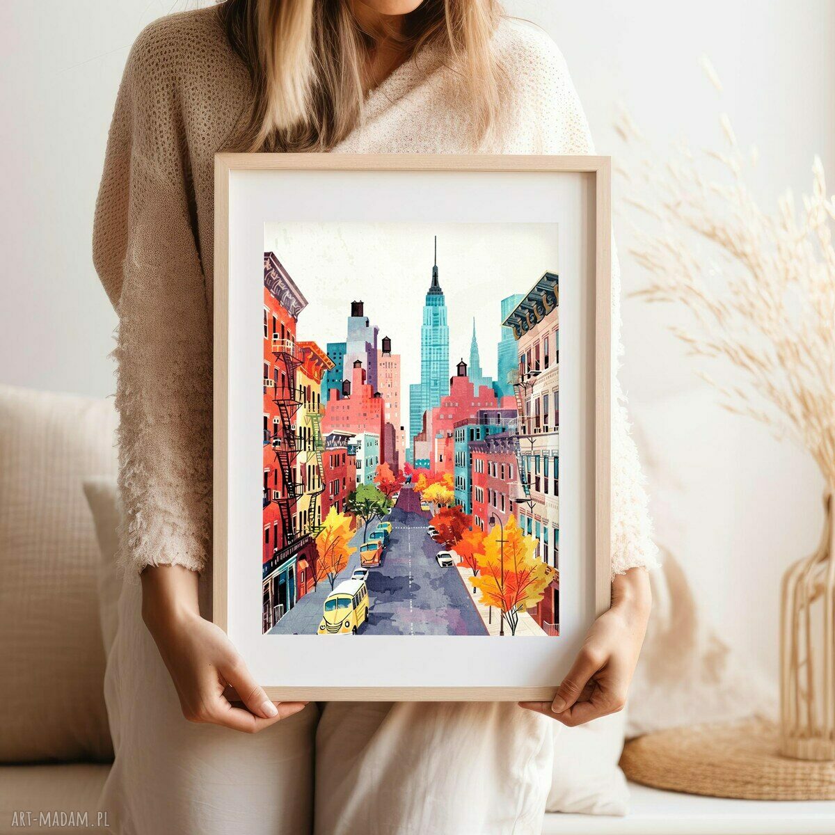 Plakat Ulice Nowego Jorku - format 30x40 cm