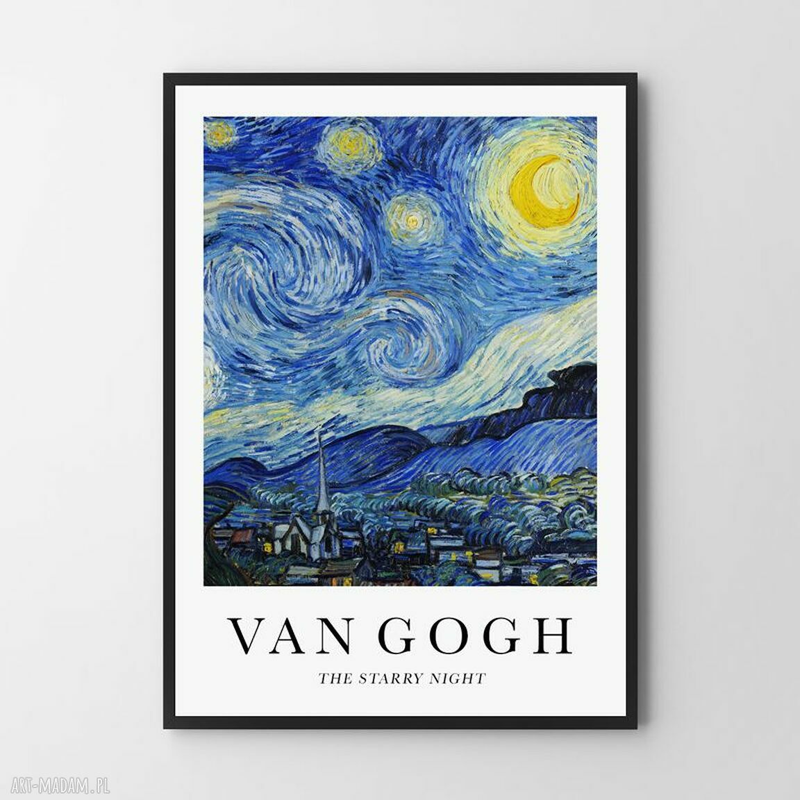 Plakat Van Gogh - Noc gwiaździsta 50x70 cm