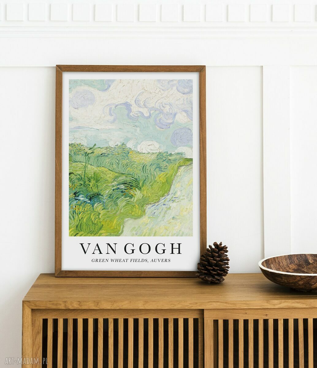 Plakat Van Gogh pastelowy krajobraz - format 30x40 cm