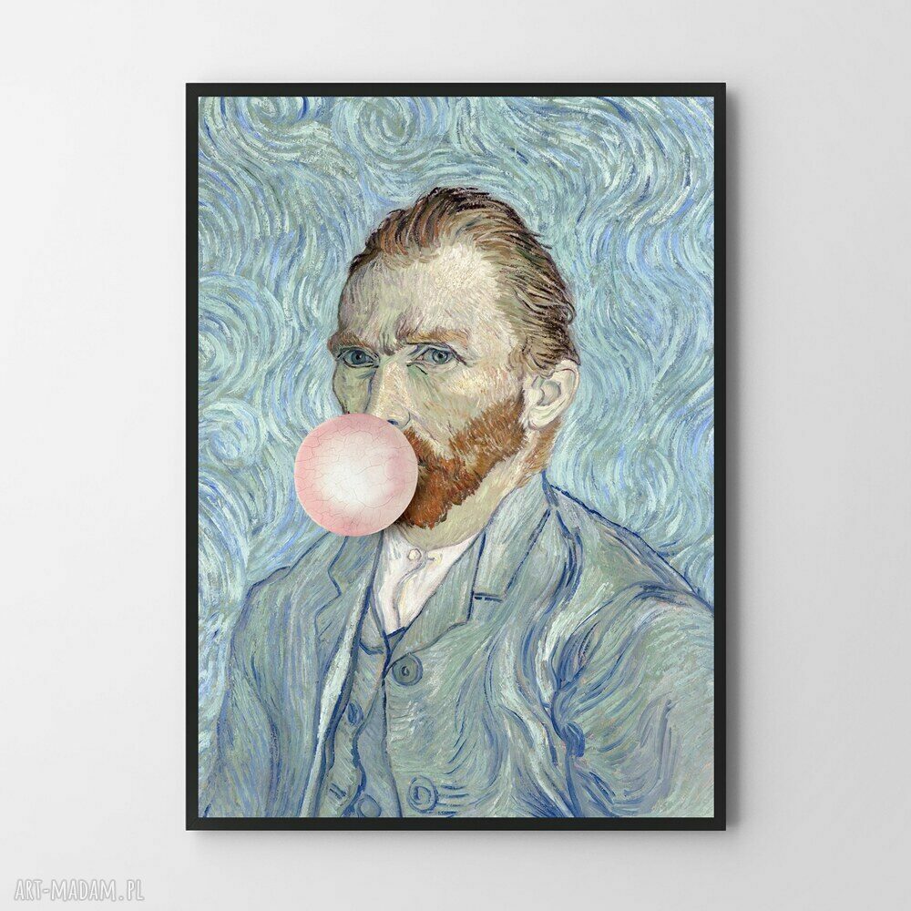 Plakat Vincent z balonem - format 40x50 cm
