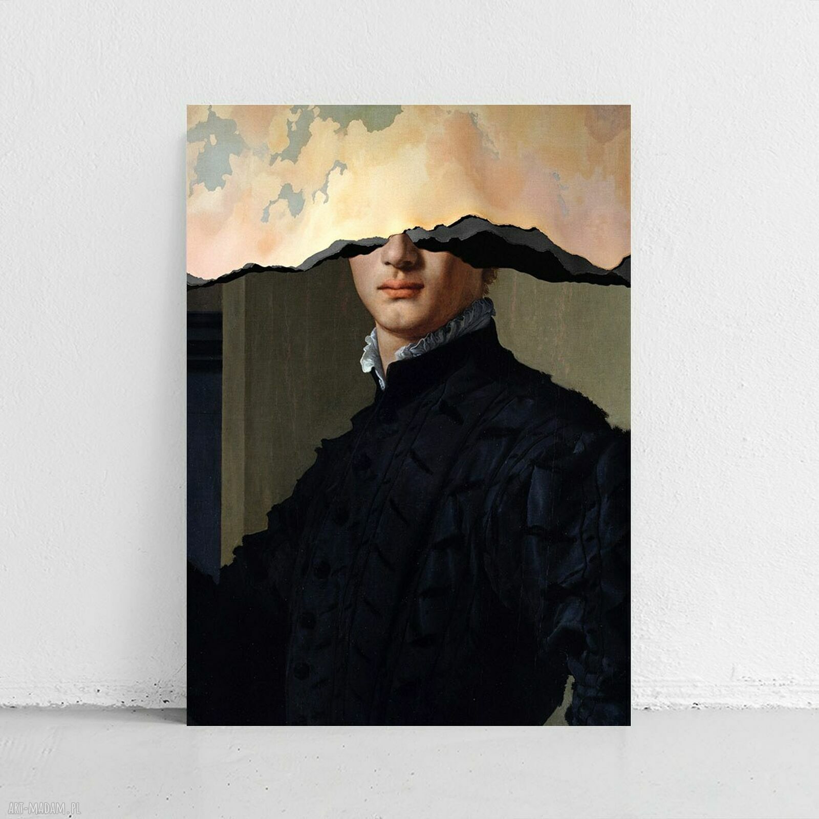 Plakat w chmurach 40x50 cm - elegancka sztuka na ścianę