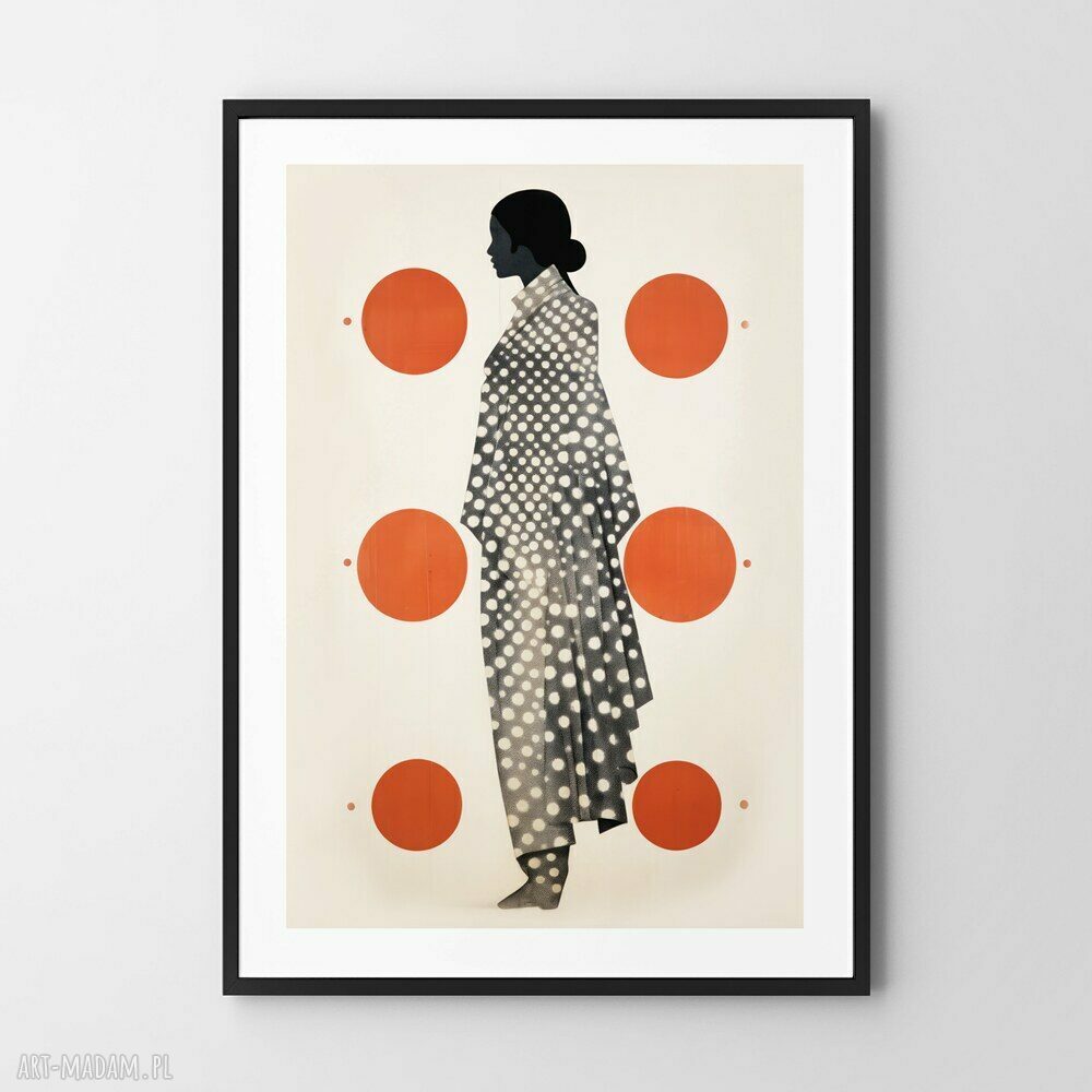 Plakat w kropce „Dziewczyna i kobieta” 50x70 cm do sypialni