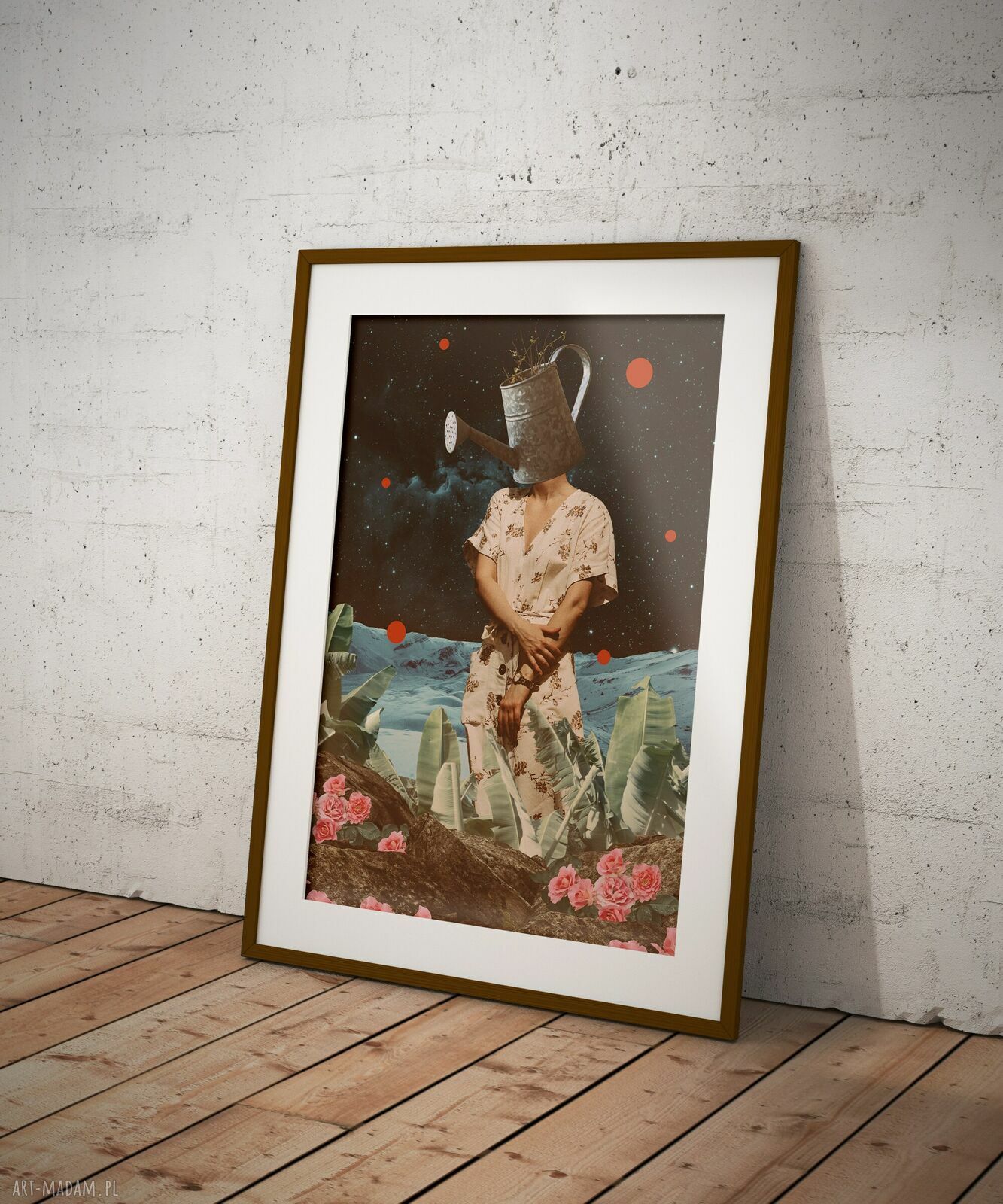 Plakat W moim ogrodzie 30x40 cm - prezent dla ogrodniczki